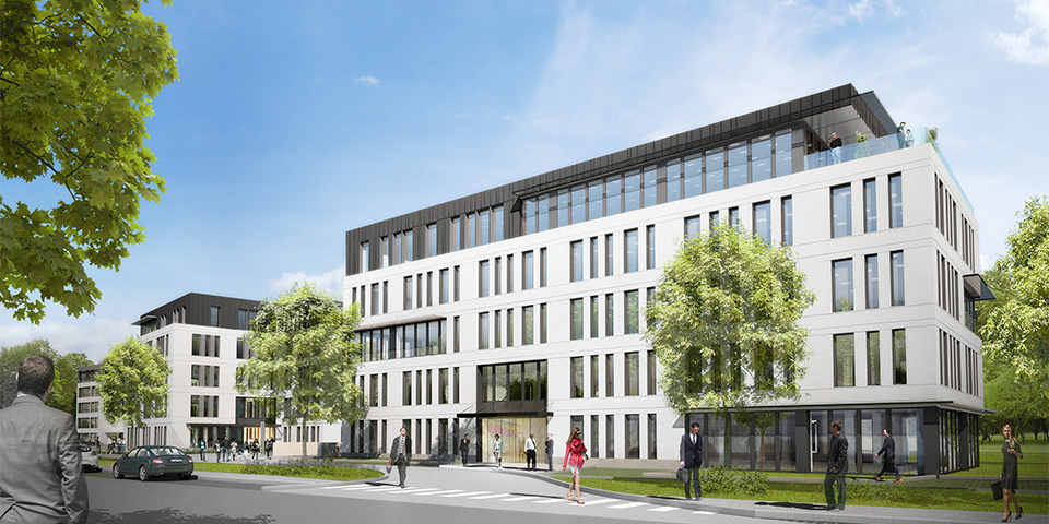 Aquilis, Namur | Des bureaux performants et durables dans un nouveau  quartier mixte