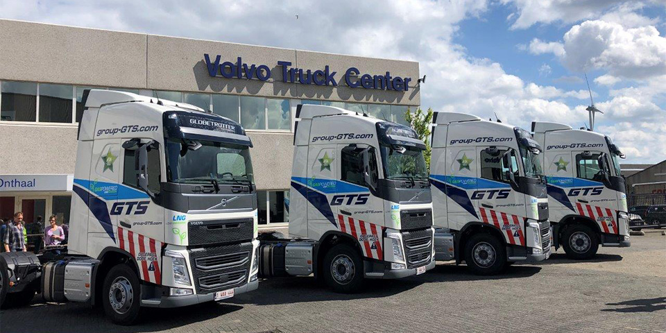 Group-GTS réceptionne six Volvo Trucks au LNG