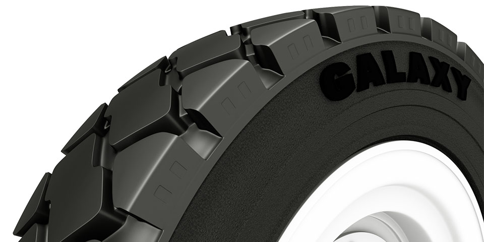 Galaxy élargit la gamme Yardmaster de pneus à structure croisée pour les chariots élévateurs