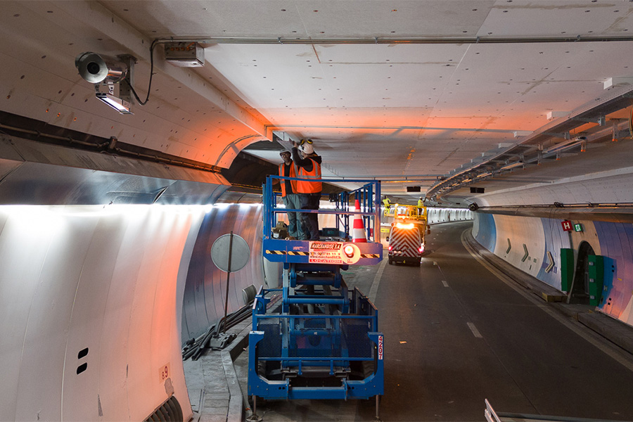 Liège – liaison E25-E40/A602 :les travaux de modernisation du tunnel de Cointe vers le Luxembourg se déroulent selon le planning annoncé