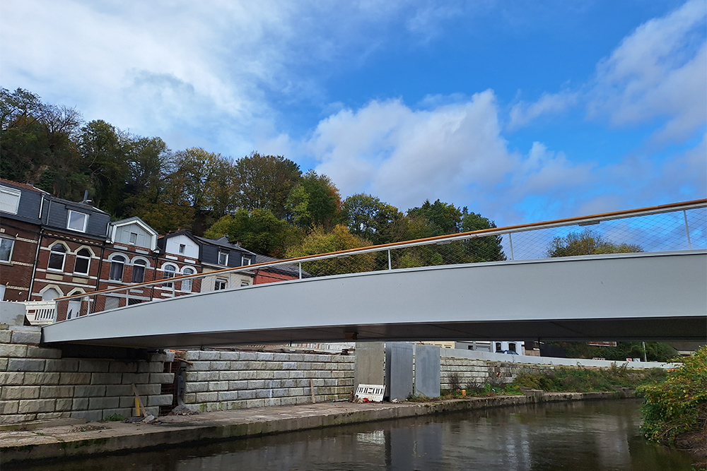 Structures spéciales en acier pour de nouveaux ponts sur la Vesdre