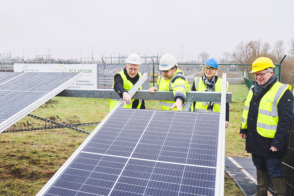 La ligne à grande vitesse « Louvain-Liège » bientôt alimentée par un vaste parc photovoltaïque